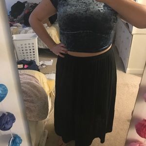 Faded Glory Black Skirt